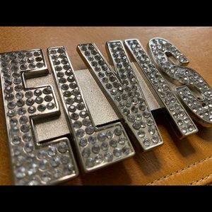 ELVIS Rhinestone Belt Buckle!!!